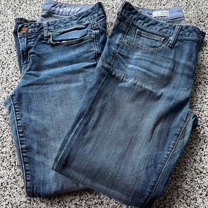 LOT - 2 pairs of GAP 1969 JEANS
